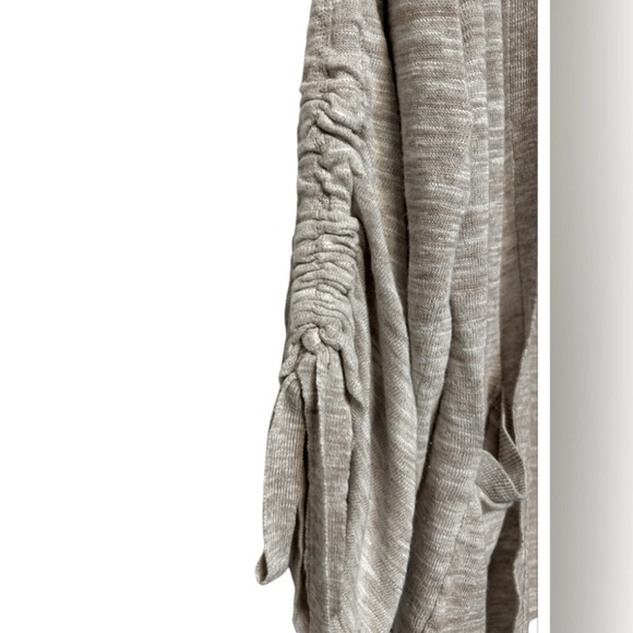 Nordstrom Trouvé linen blend open cardigan - Picture 6 of 10